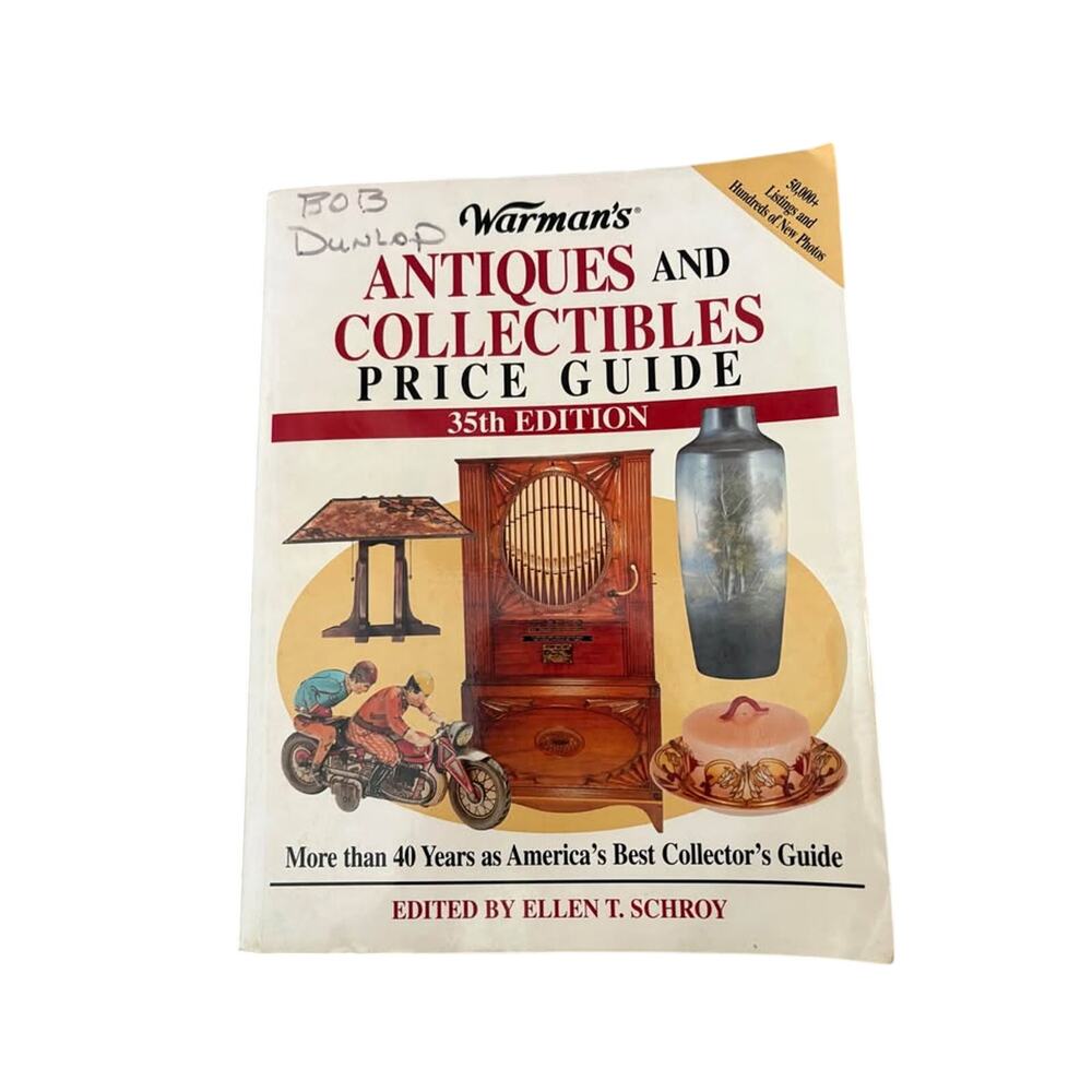 Warman's Antiques and Collectibles Price Guide 35th edition Softcover Book 2001